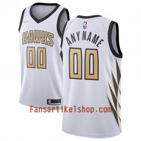 Atlanta Hawks Trikot Benutzerdefinierte 2018-19 Nike City Edition Weiß Swingman - Herren